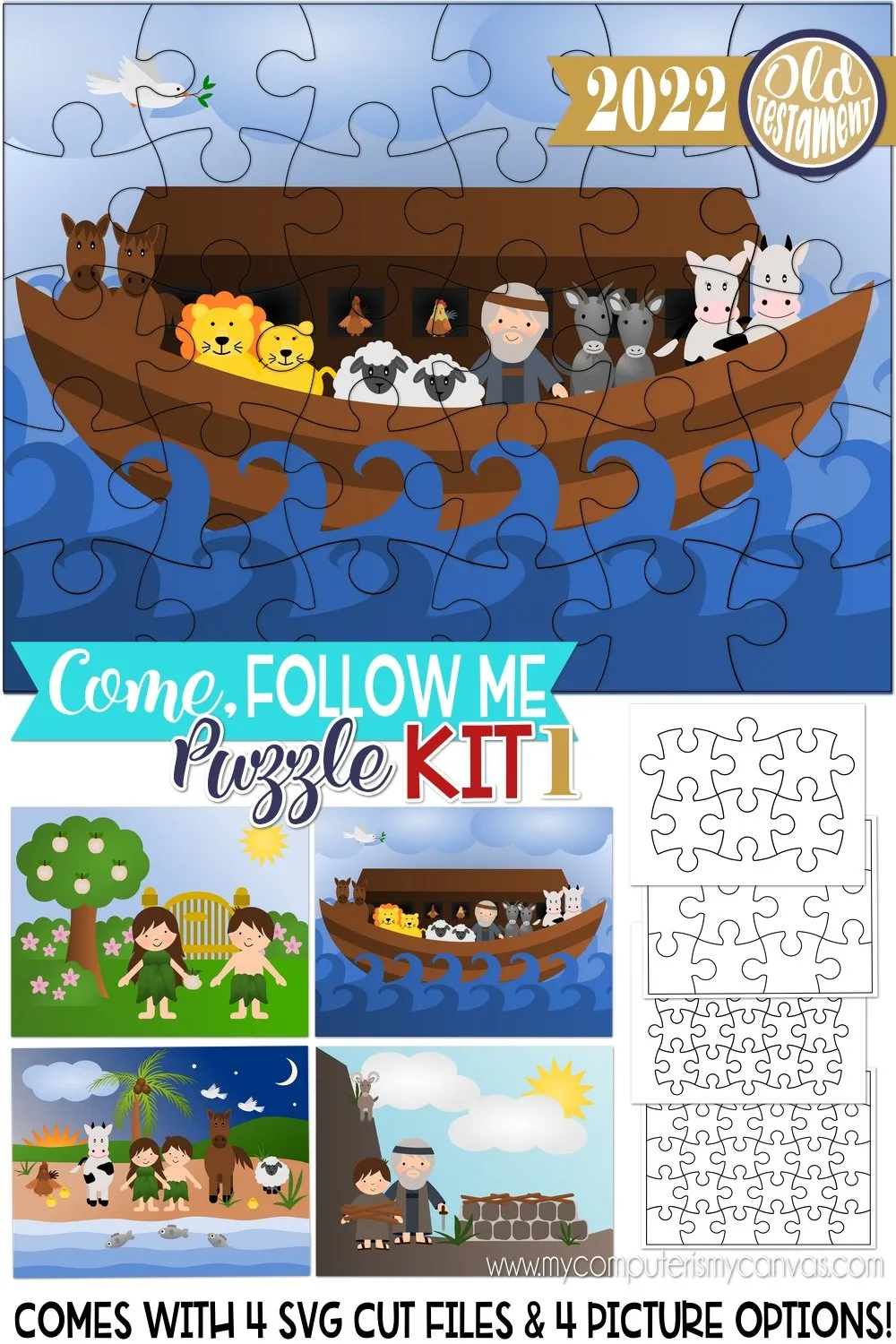 2022 CFM Old Testament Puzzle Cut Collection {KIT 1} PRINTABLE