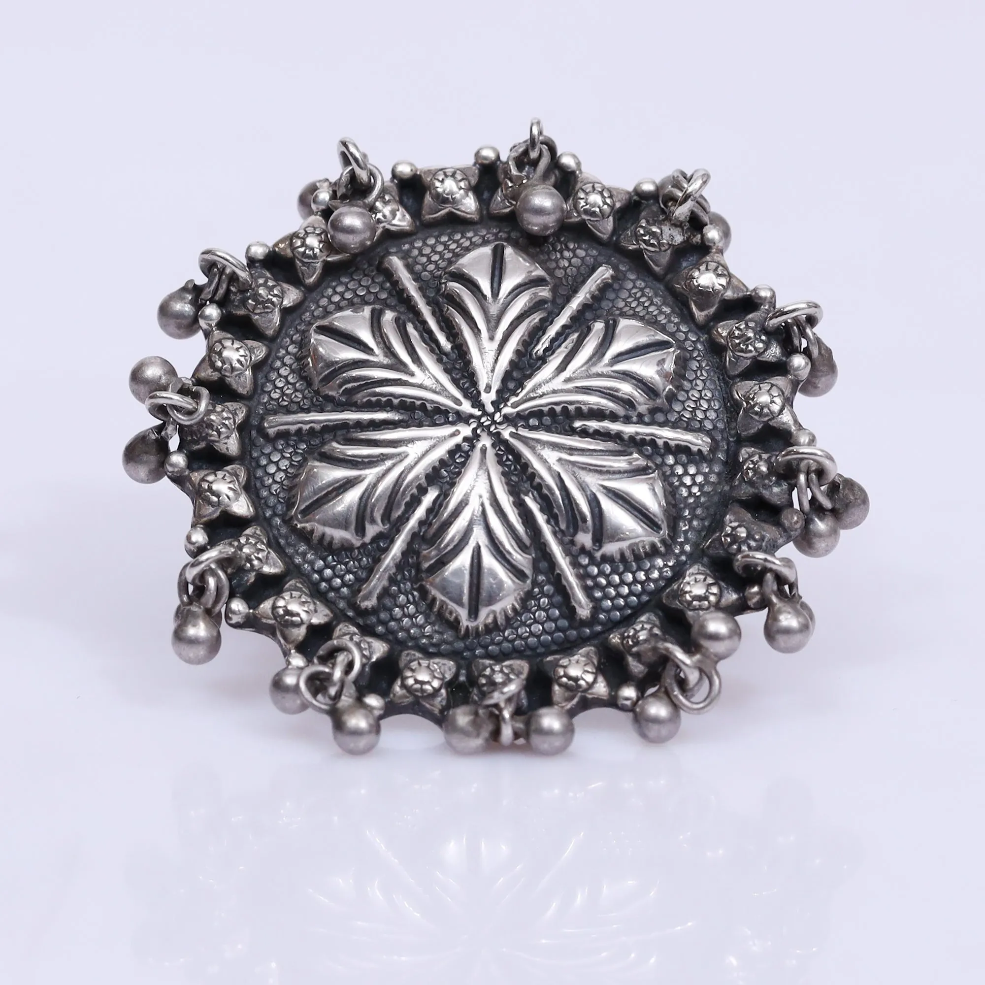 925 Silver Antique Look Handmade Adjustable Ring