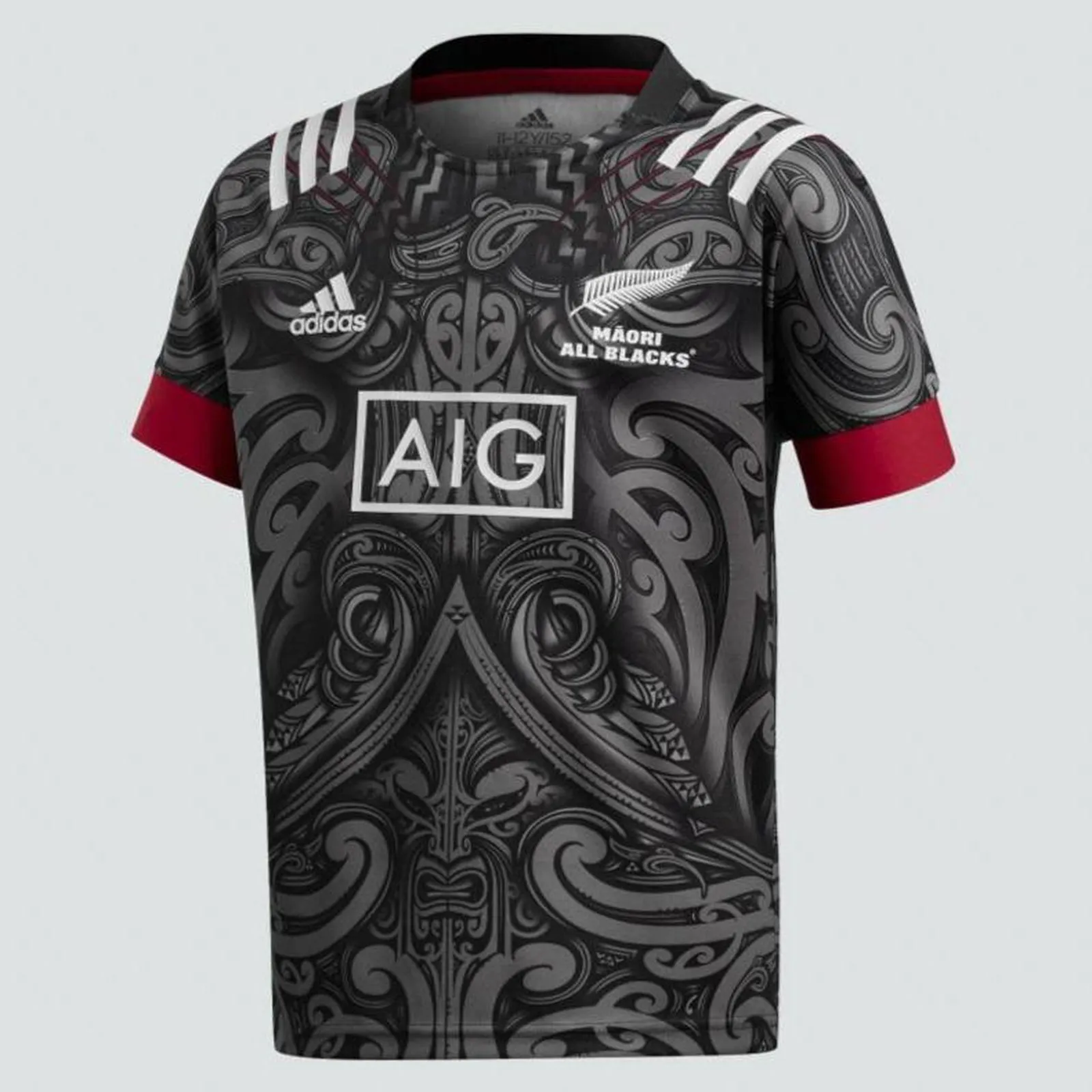 All Blacks 2020/21 Kid's Maori Rugby Jersey by adidas