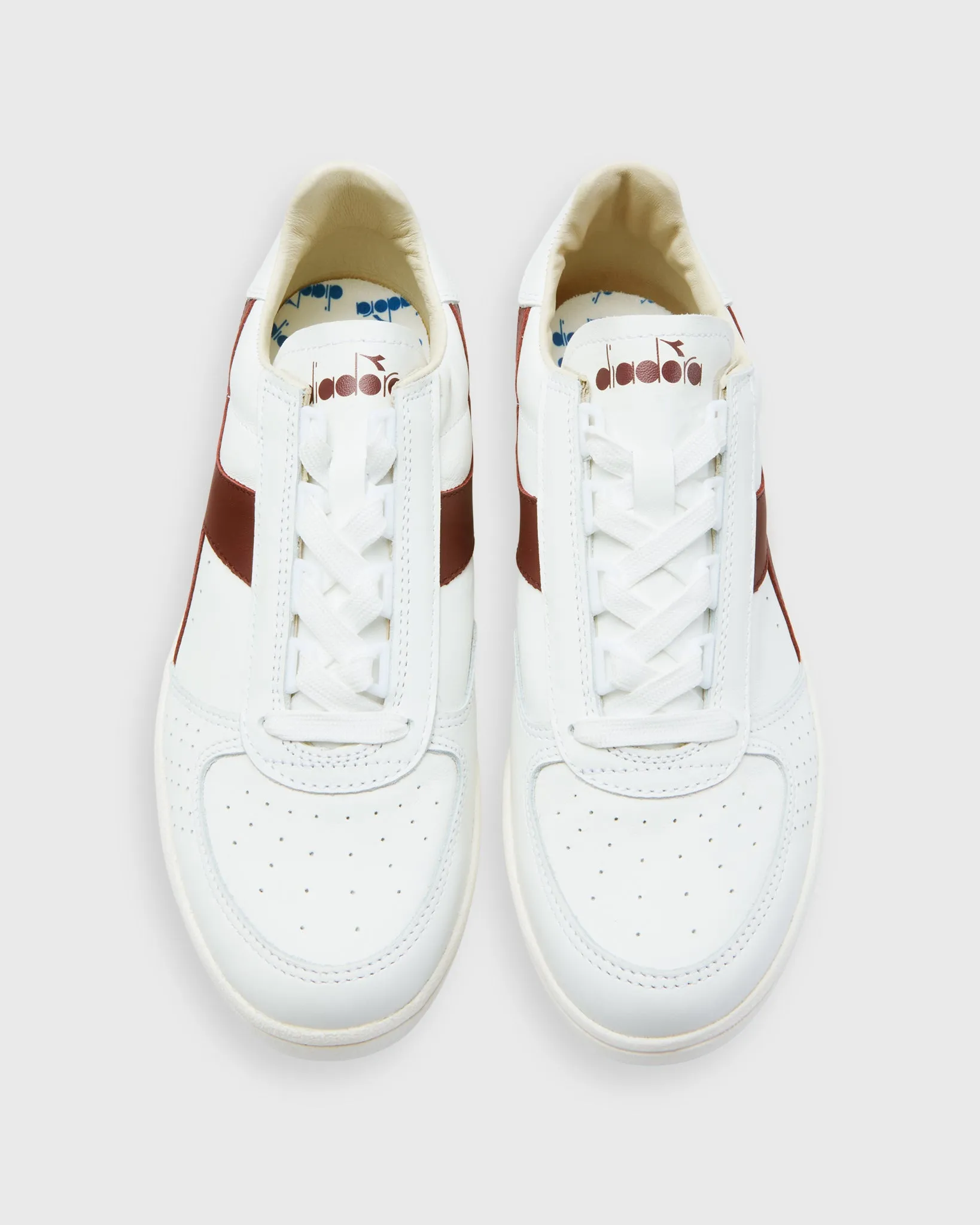 B.Elite H Italia Sport Sneaker in White/Port