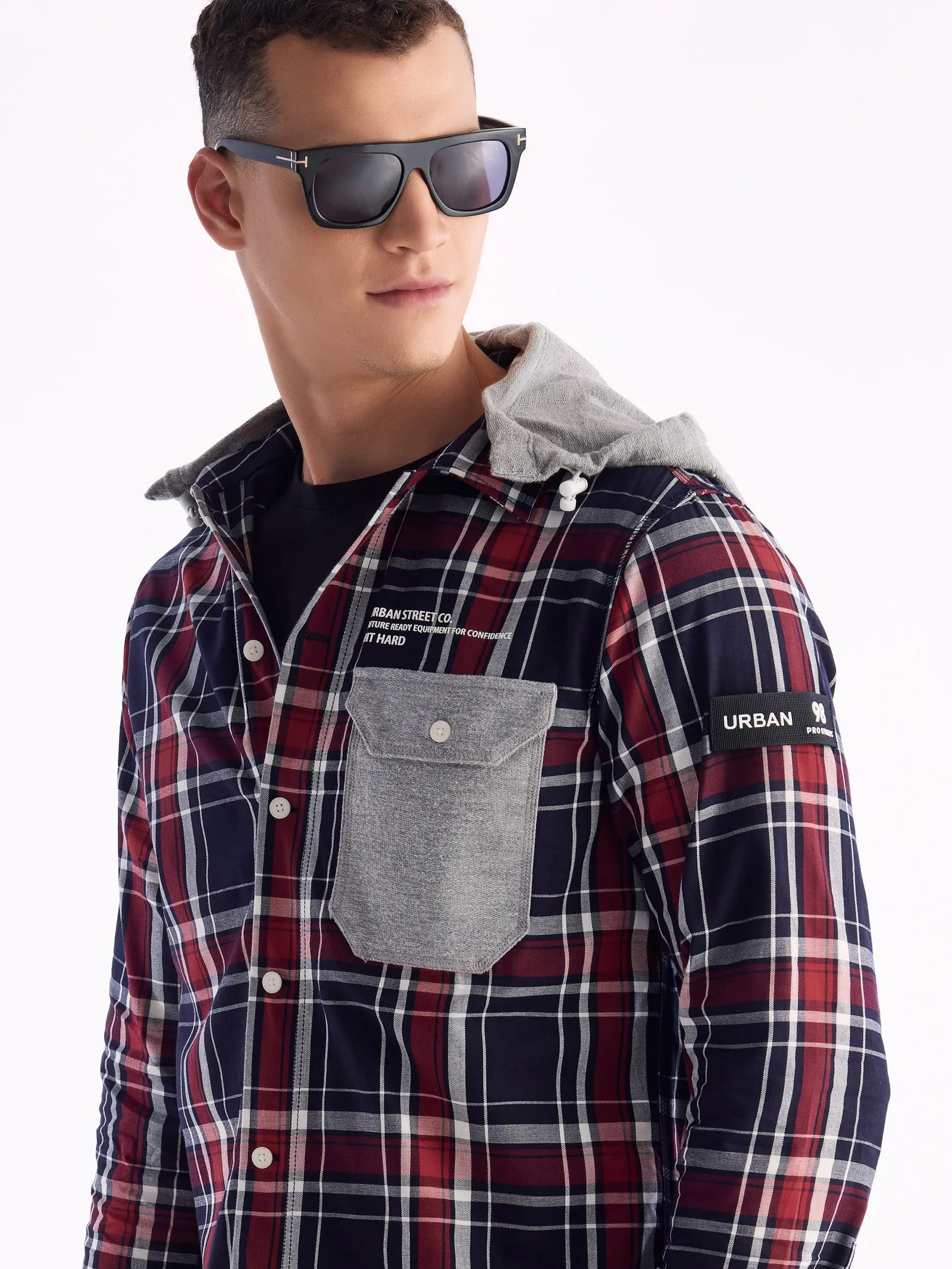 Black Checked Urban Shirt