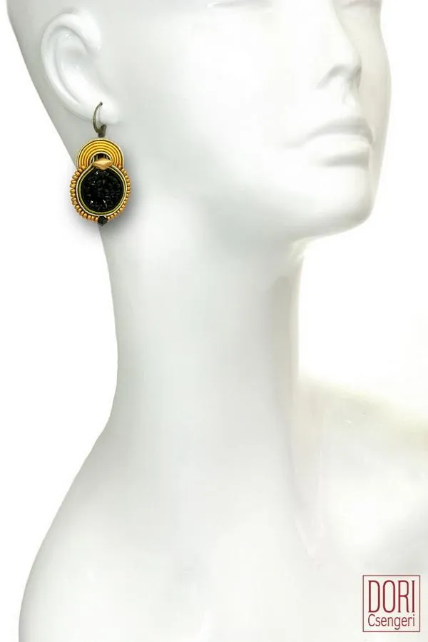 Bossa Nova Two Tone Earrings