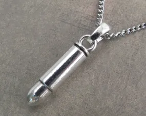 Bullet Pendant on Chain