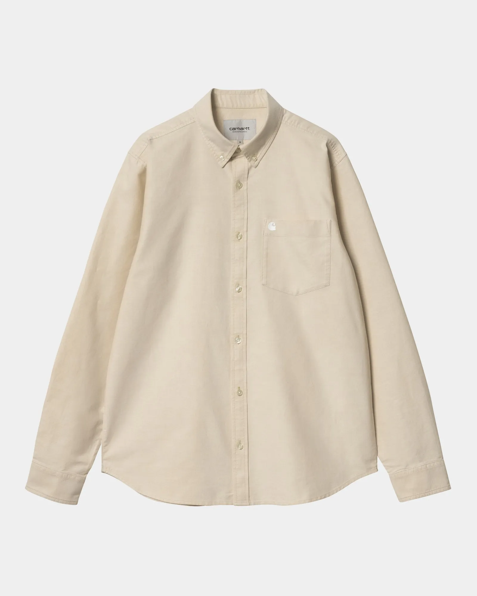 C-Logo Shirt | Cornsilk / White