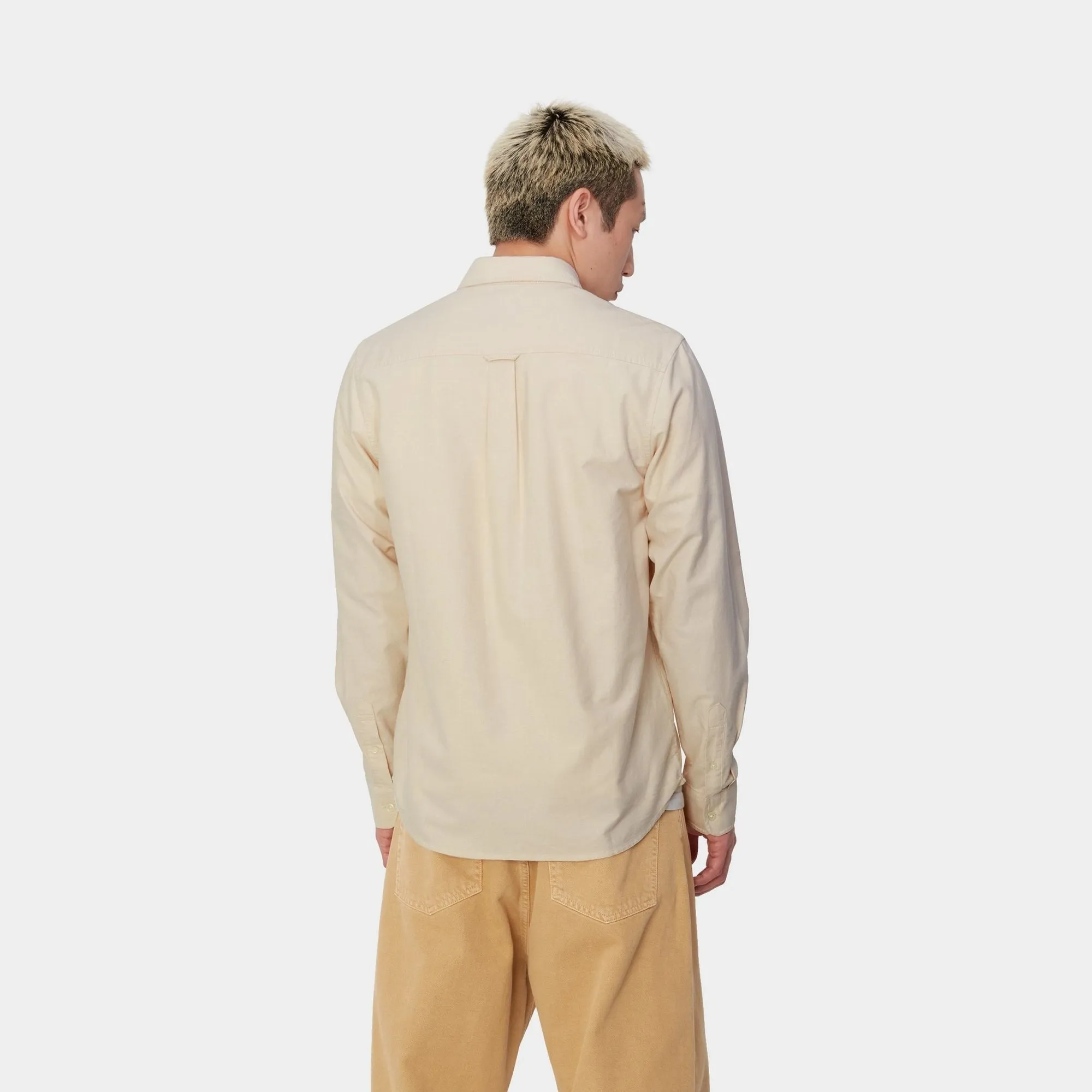 C-Logo Shirt | Cornsilk / White