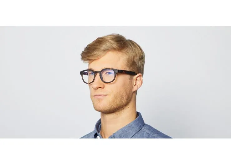 #C Screen Reading Glasses (Tortoise)