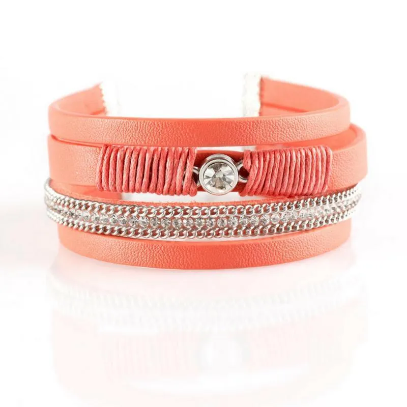 Catwalk Craze Orange Urban Bracelet