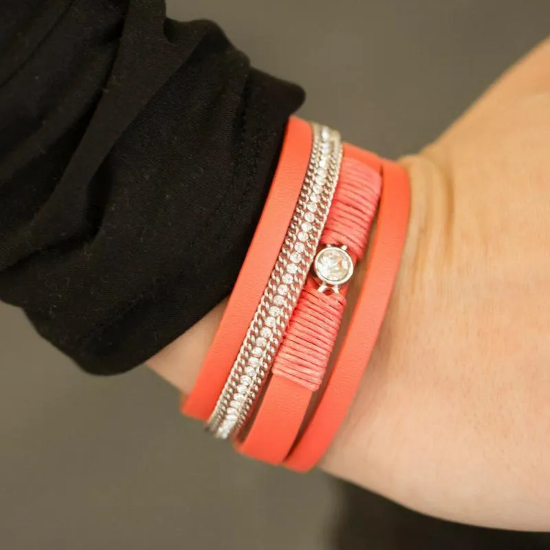 Catwalk Craze Orange Urban Bracelet