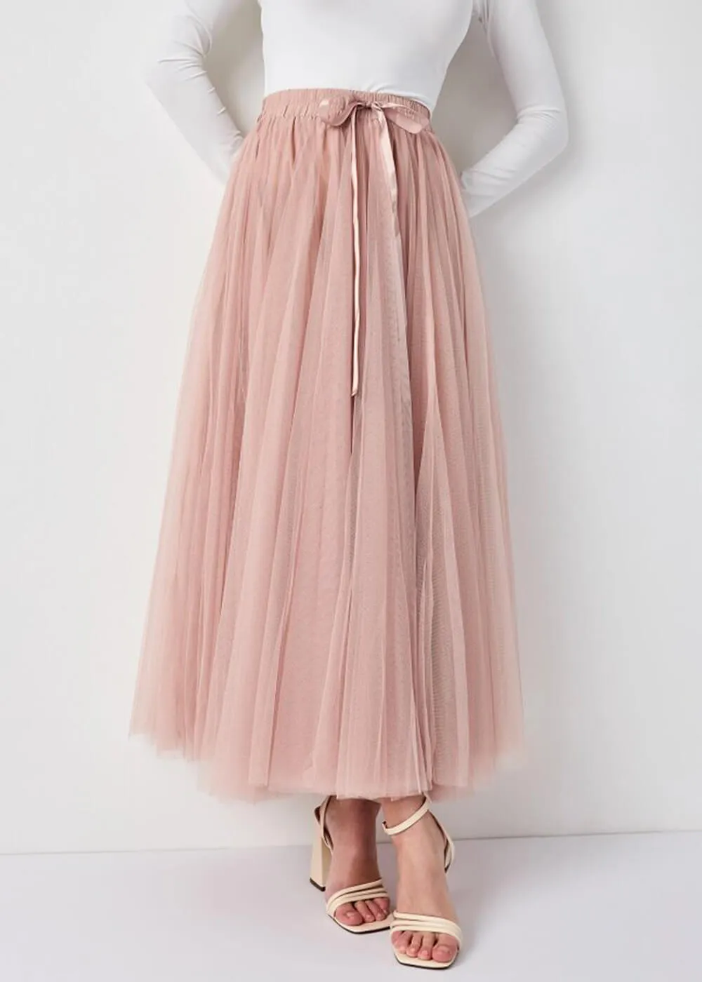 Choklate Paris Amore Tulle Skirt Old Pink