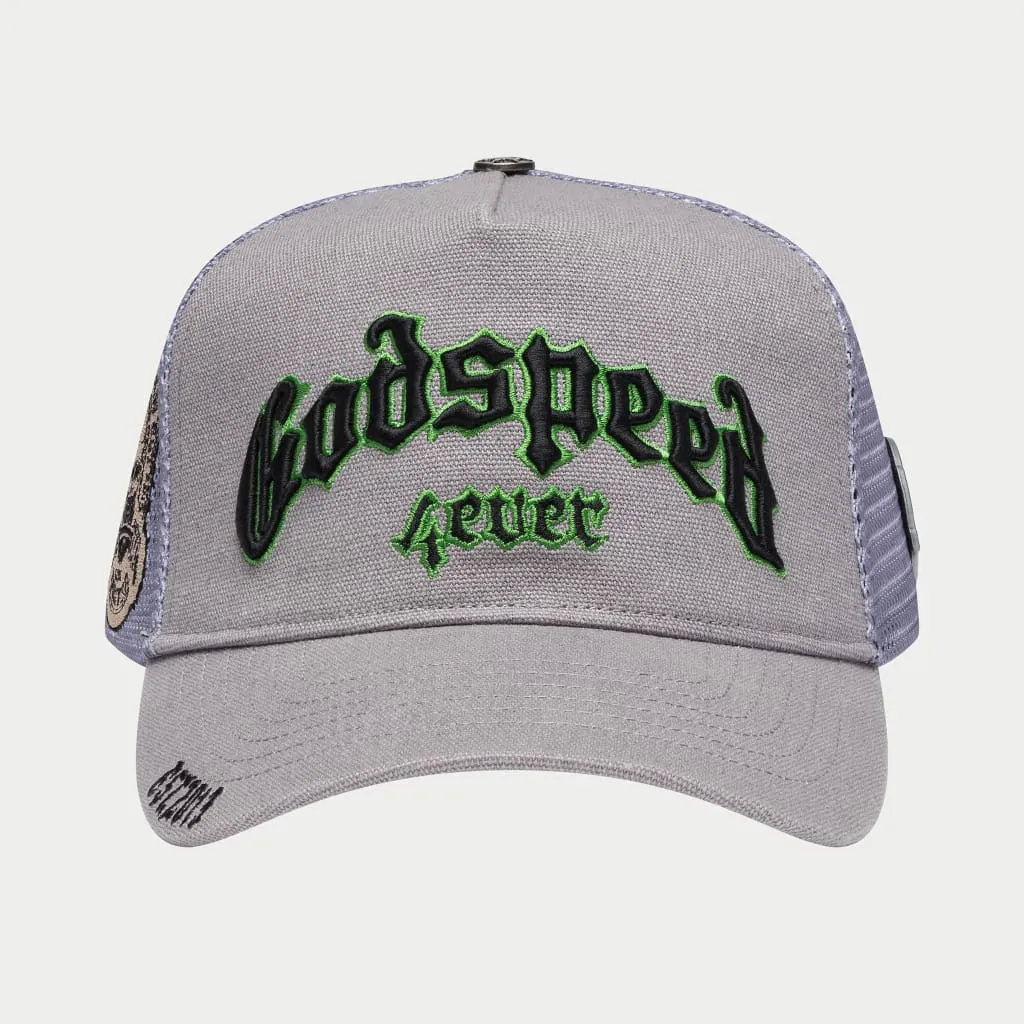 Copy of GodSpeed Forever Trucker Hat (Grey/Green)