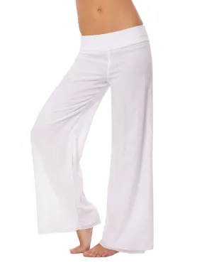 Double Layered Voile Pant (Style VL-29, White) by Hard Tail Forever