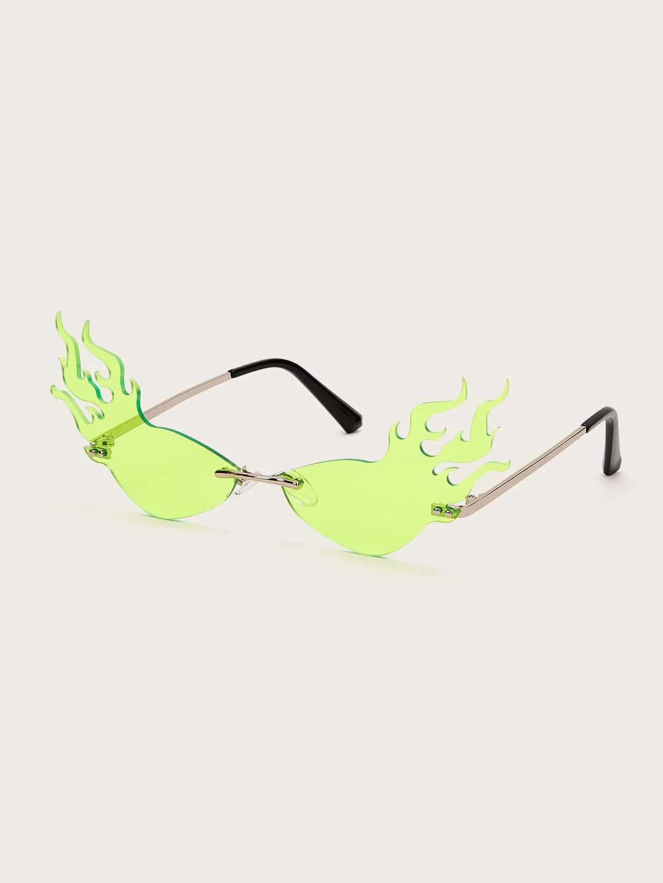 Fire Design Rimless Fashion Glasses