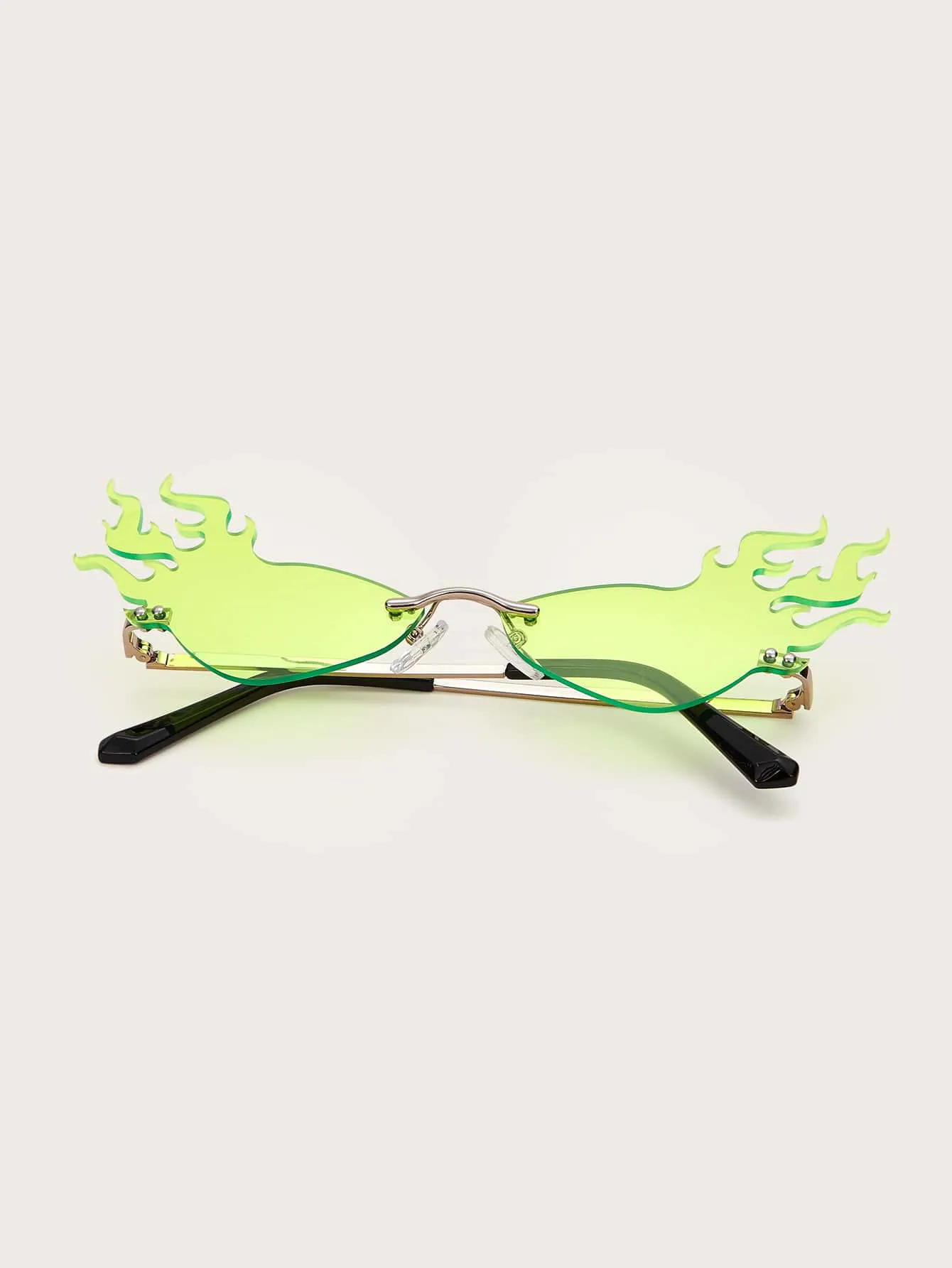 Fire Design Rimless Fashion Glasses