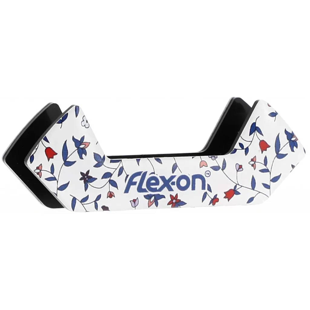 Flex-On Interchangeable Safe On Stirrup Magnet WHITE FLORAL