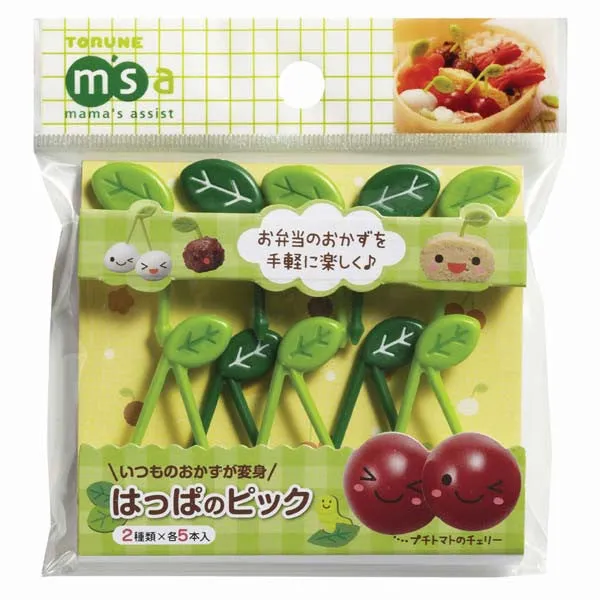 Garden Leaves Food Picks - Set C