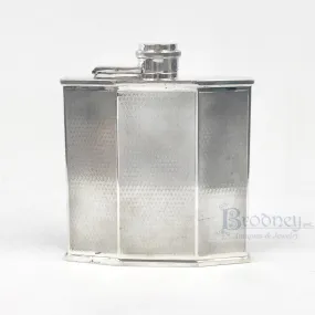 H Matthews Sterling Silver Flask, Birmingham, England