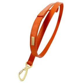 H&R Embossed Dog Leash in Tangerine