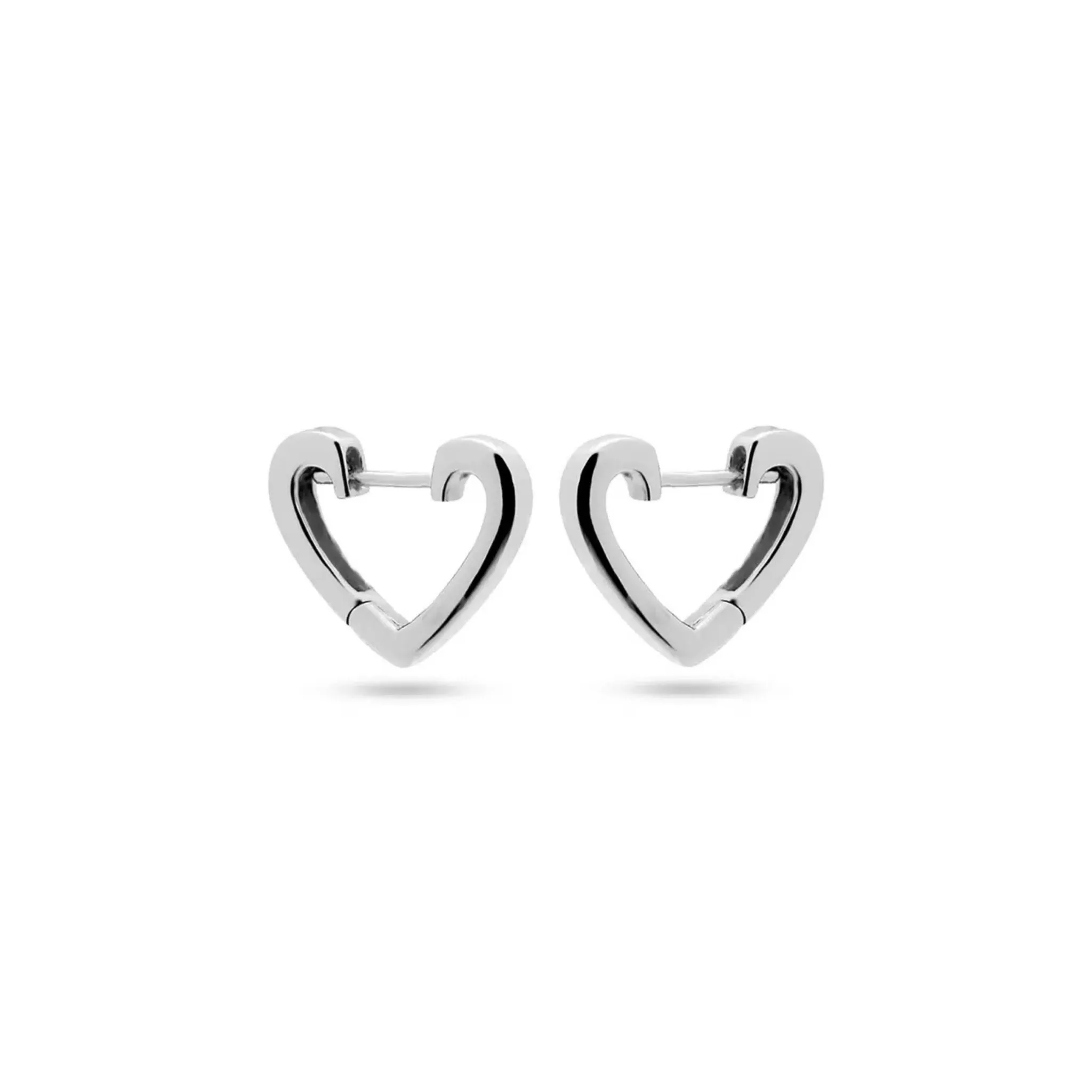 Heart Outline Click On Earring