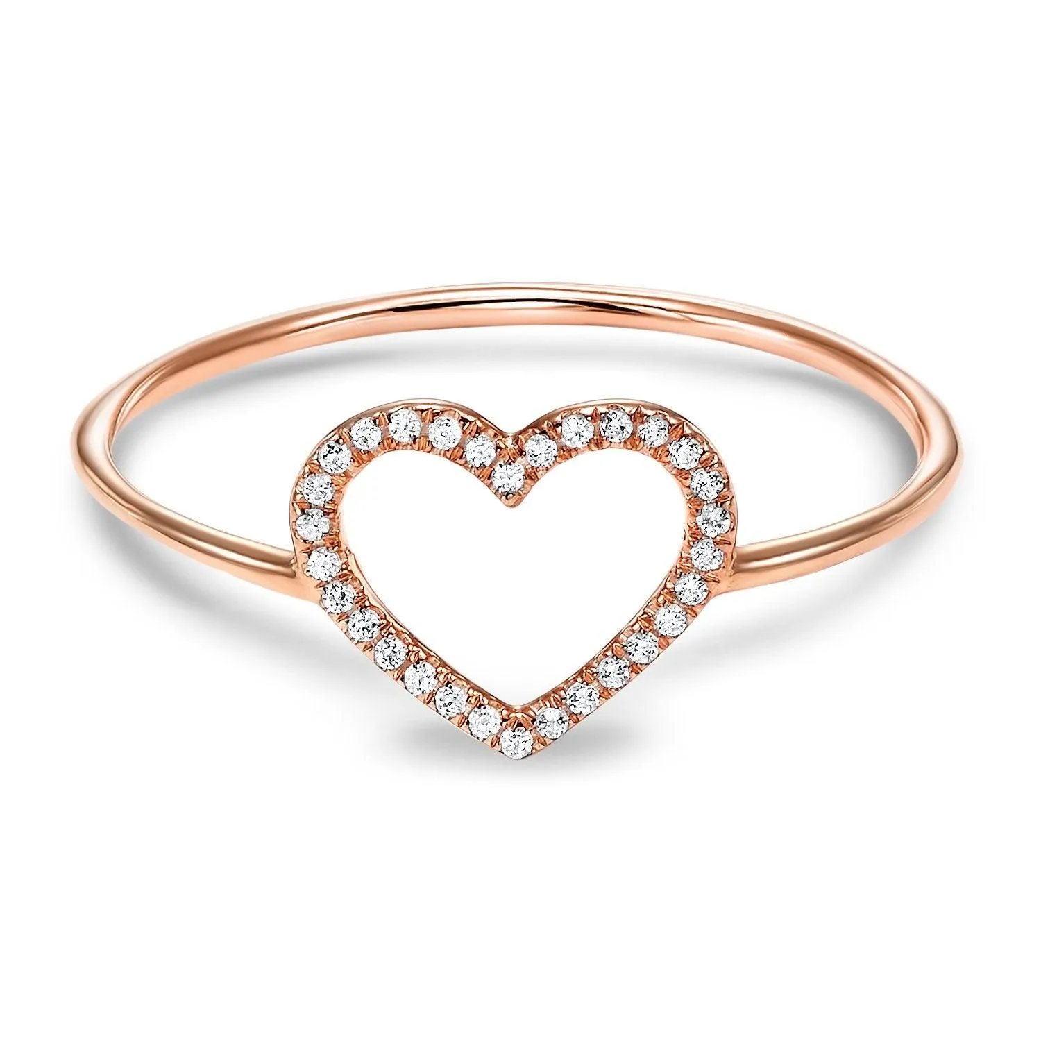 Heart Shaped Fashion Ring