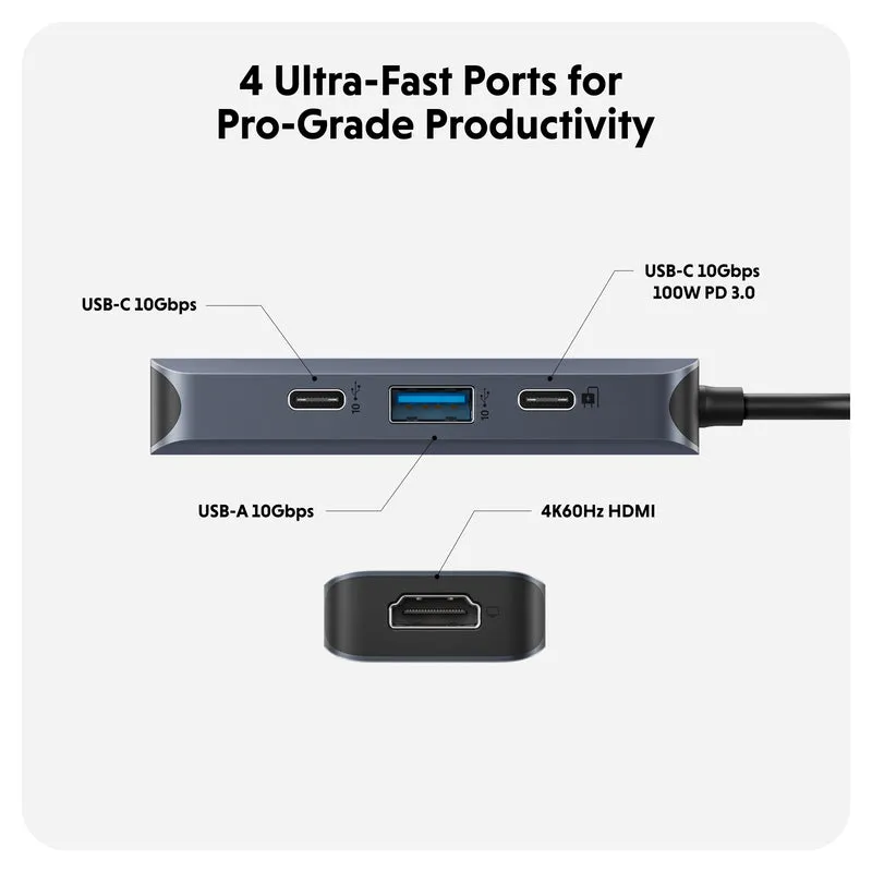 HyperDrive Next 4 Port USB-C Hub