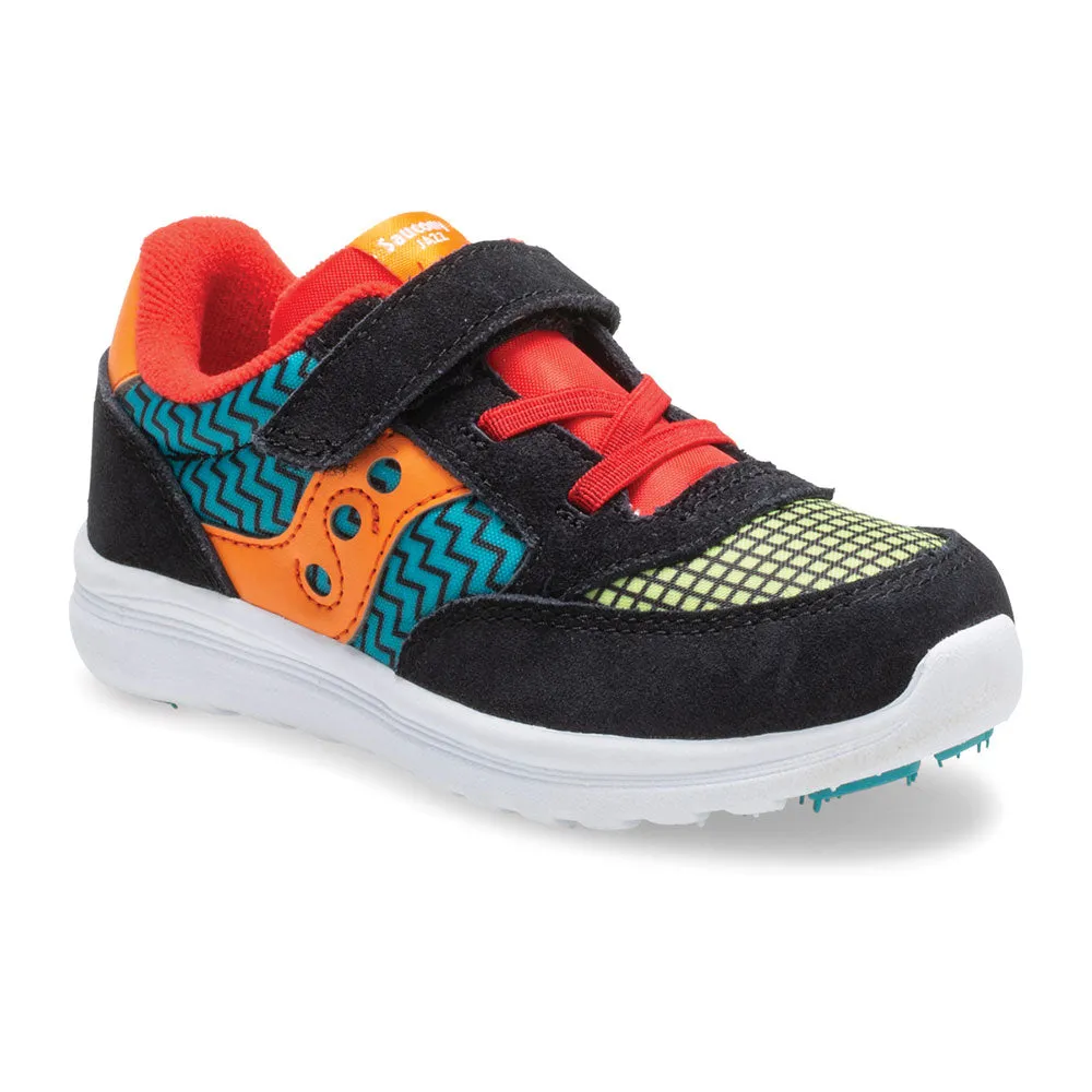 Jazz Lite A/C Kids Sneaker - Black/Multi Print