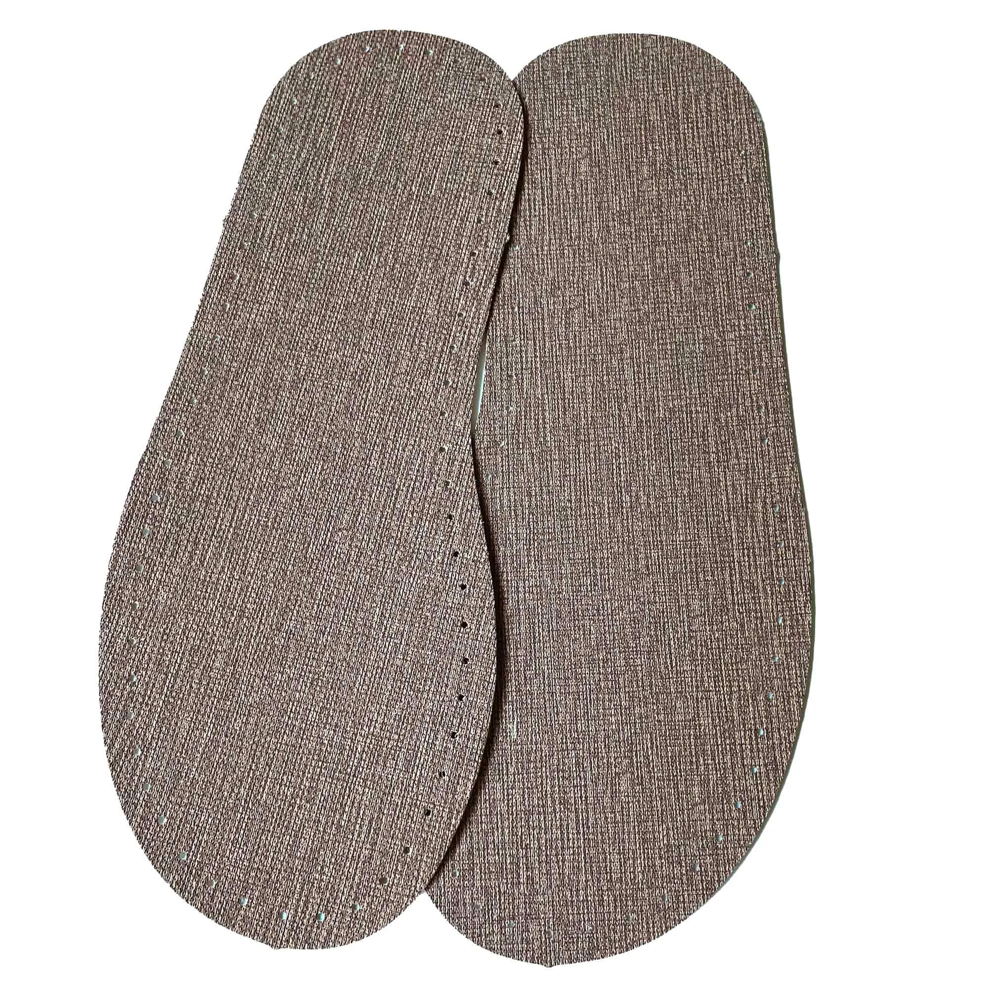 Linen-Look Vinyl Slipper Soles