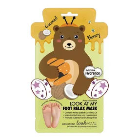 Mascarilla para pies Look At Me  Look At My Foot Relax Mask (Bear) 1ud