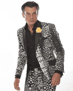 Men's Fashion Suit-Croc Suit - Tuxedo - Prom - Suits