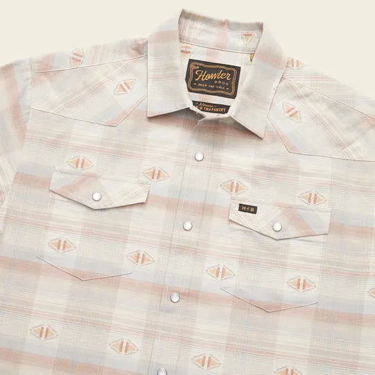 Men's Howler Bros | H Bar B Snapshirt | Elliot Plaid: Cream