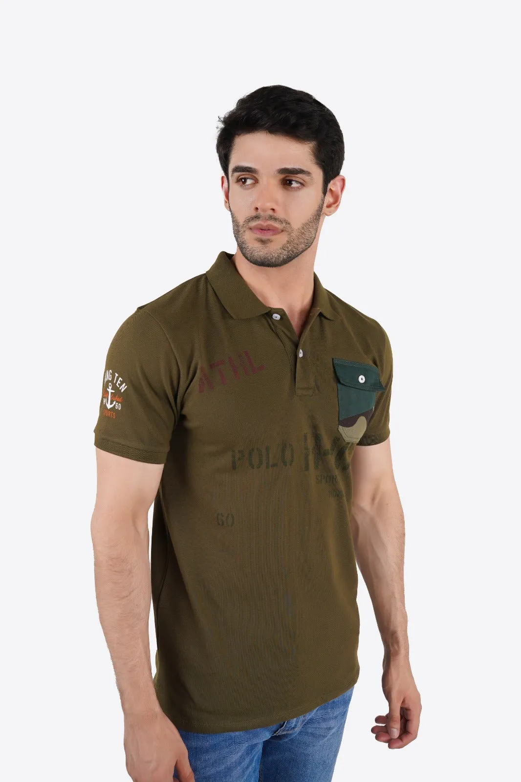 Men's Short Sleeves Fashion Polo