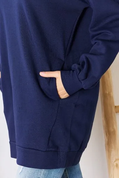 Navy Oversized Sweatshirt