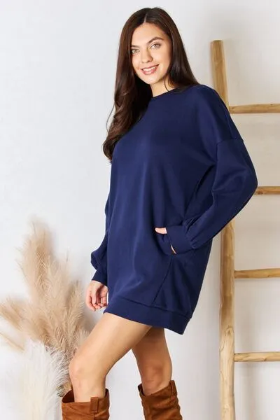 Navy Oversized Sweatshirt