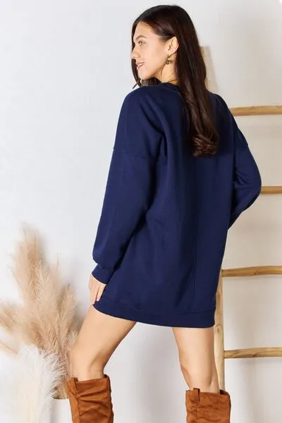 Navy Oversized Sweatshirt