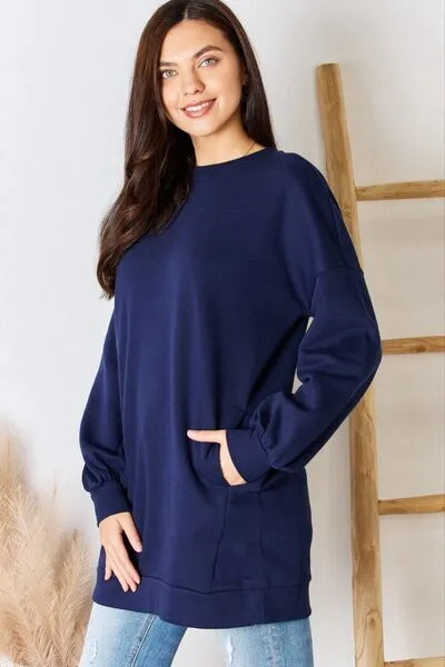 Navy Oversized Sweatshirt