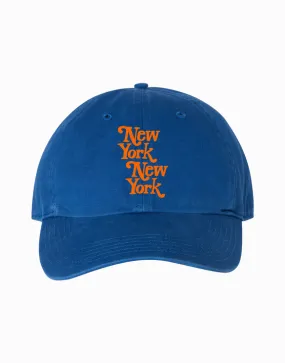 New York, New York Hat - Blue/Orange