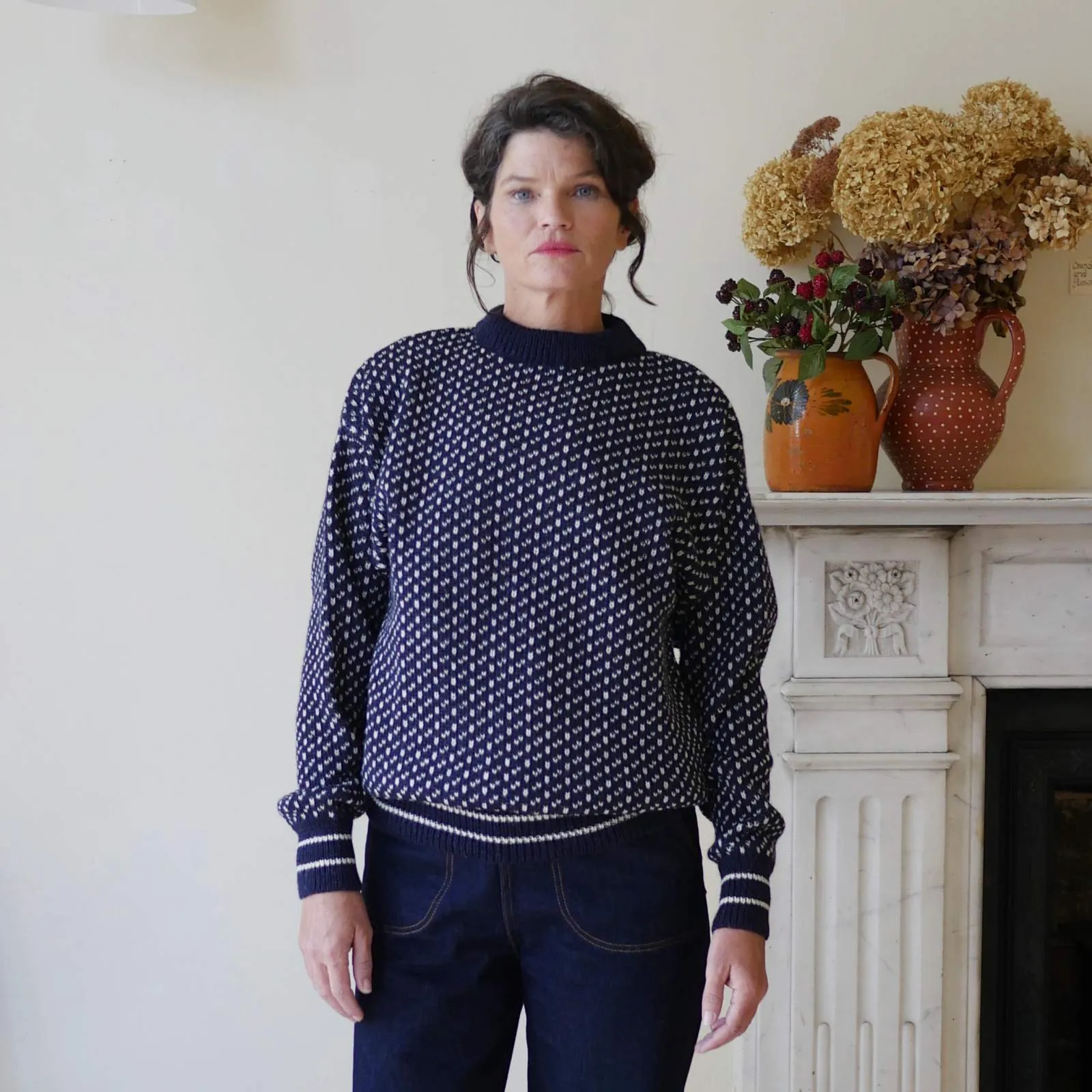 Nordic Jumper - Navy