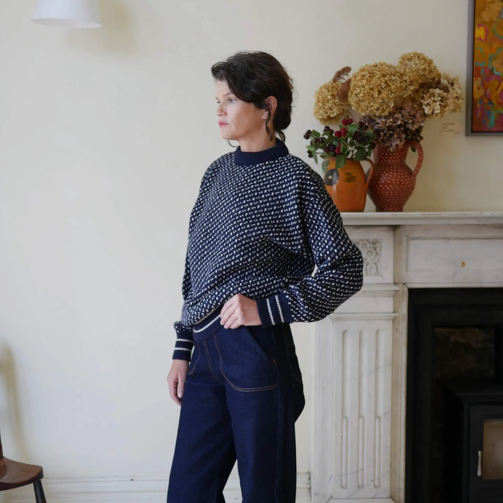 Nordic Jumper - Navy