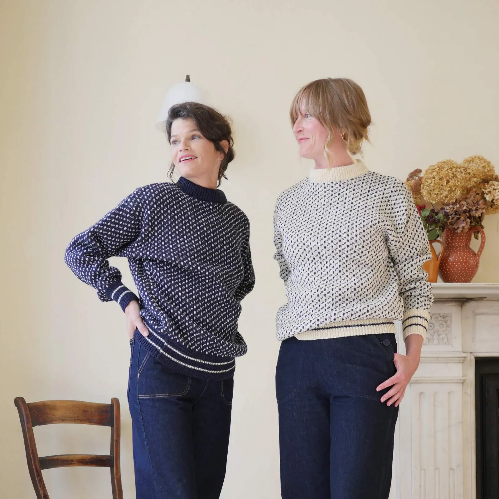 Nordic Jumper - Navy