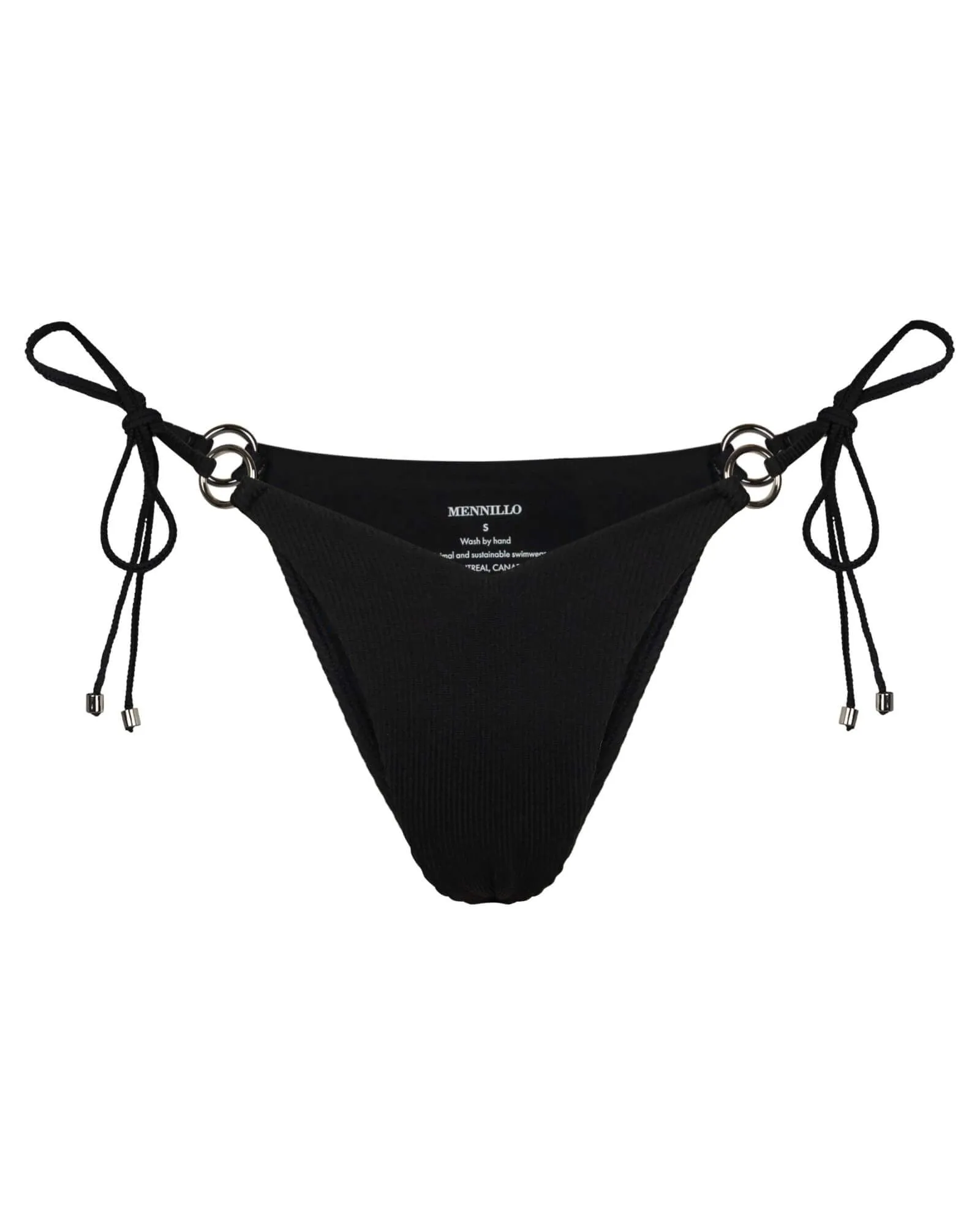 Nova bikini bottom brazilian - Black rib