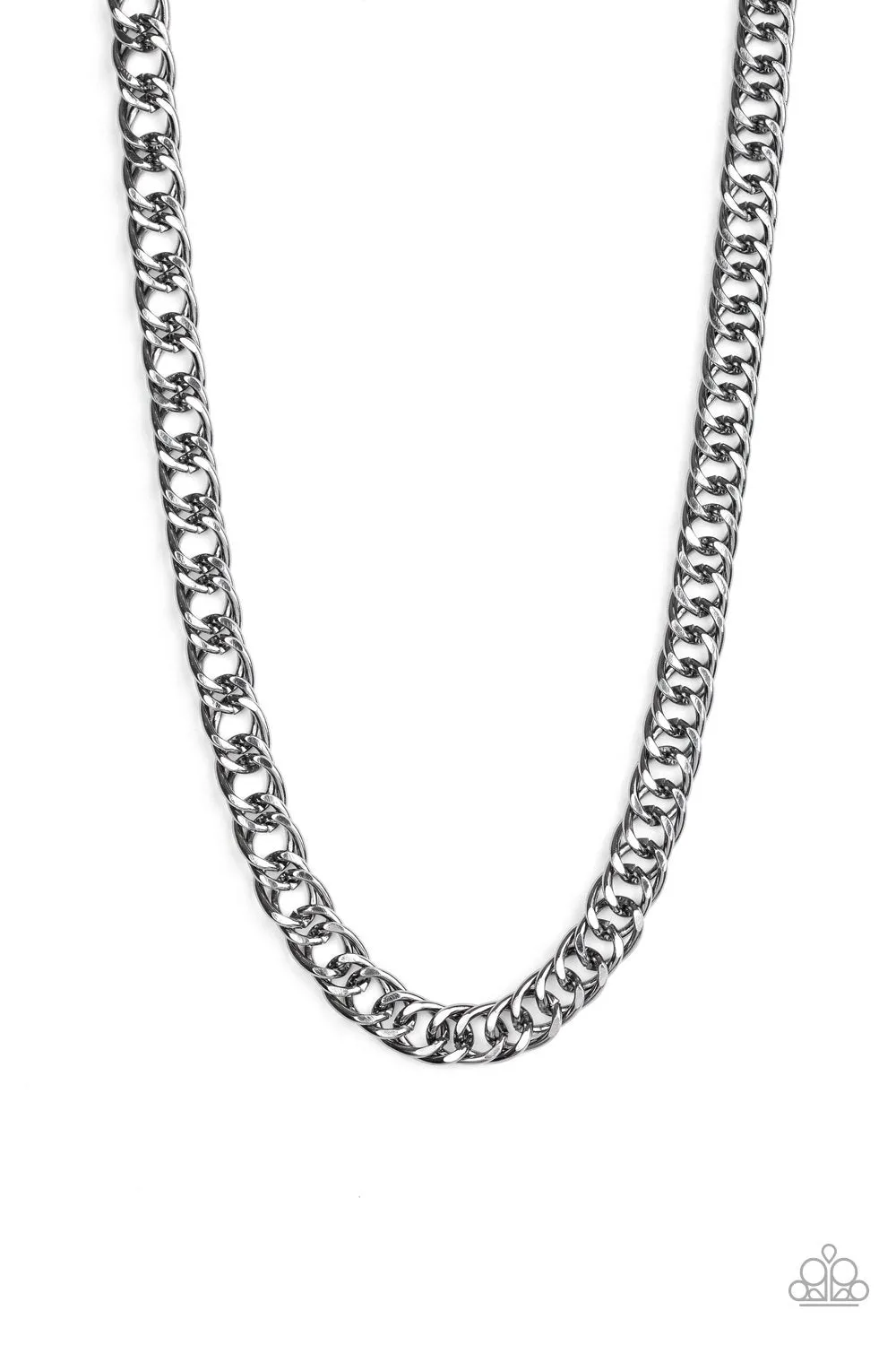 Paparazzi Accessories - Omega - Black  #M1 Peg - Urban Necklace