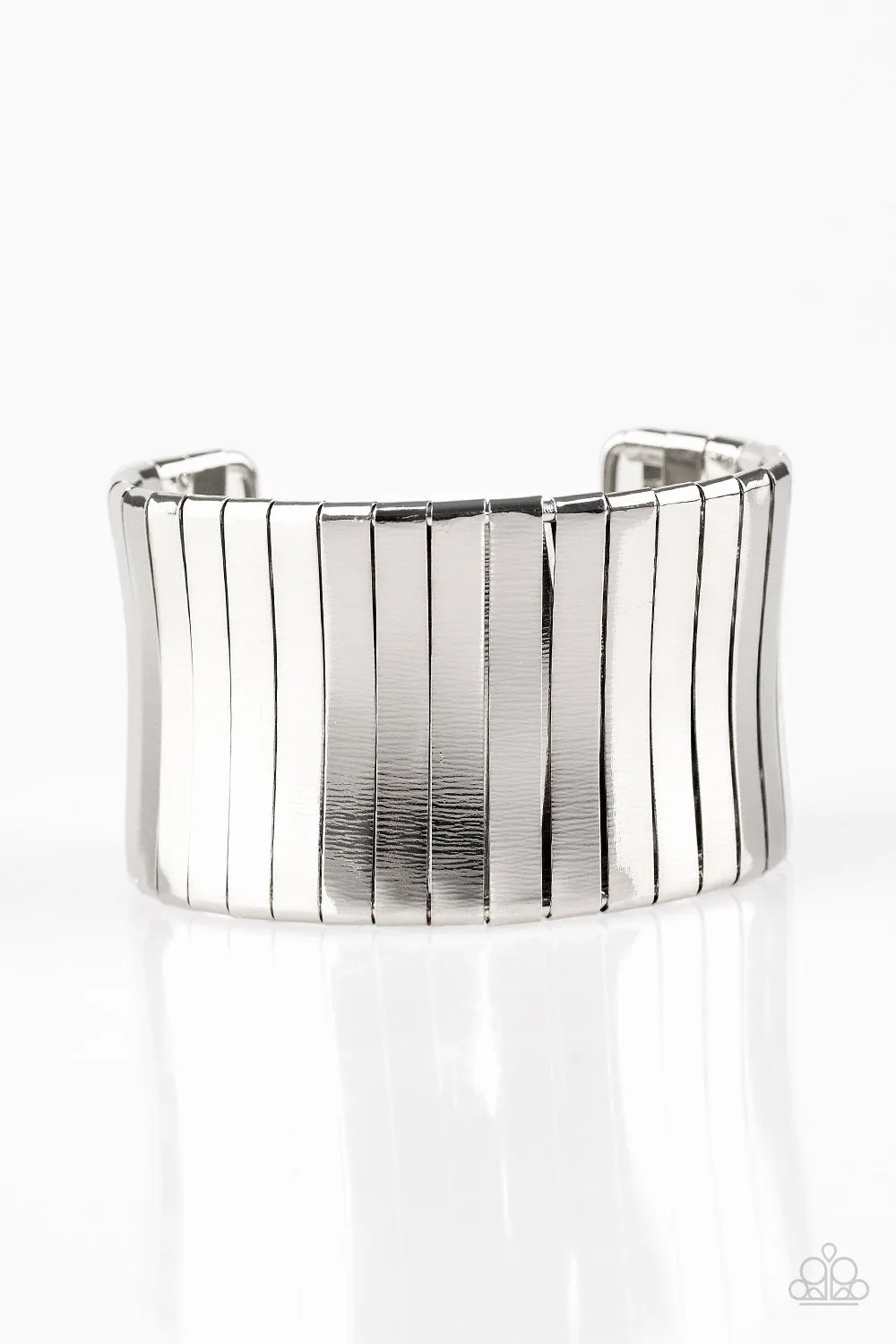 Paparazzi Bracelet ~ Urban Uptrend - Silver Cuff Bracelet