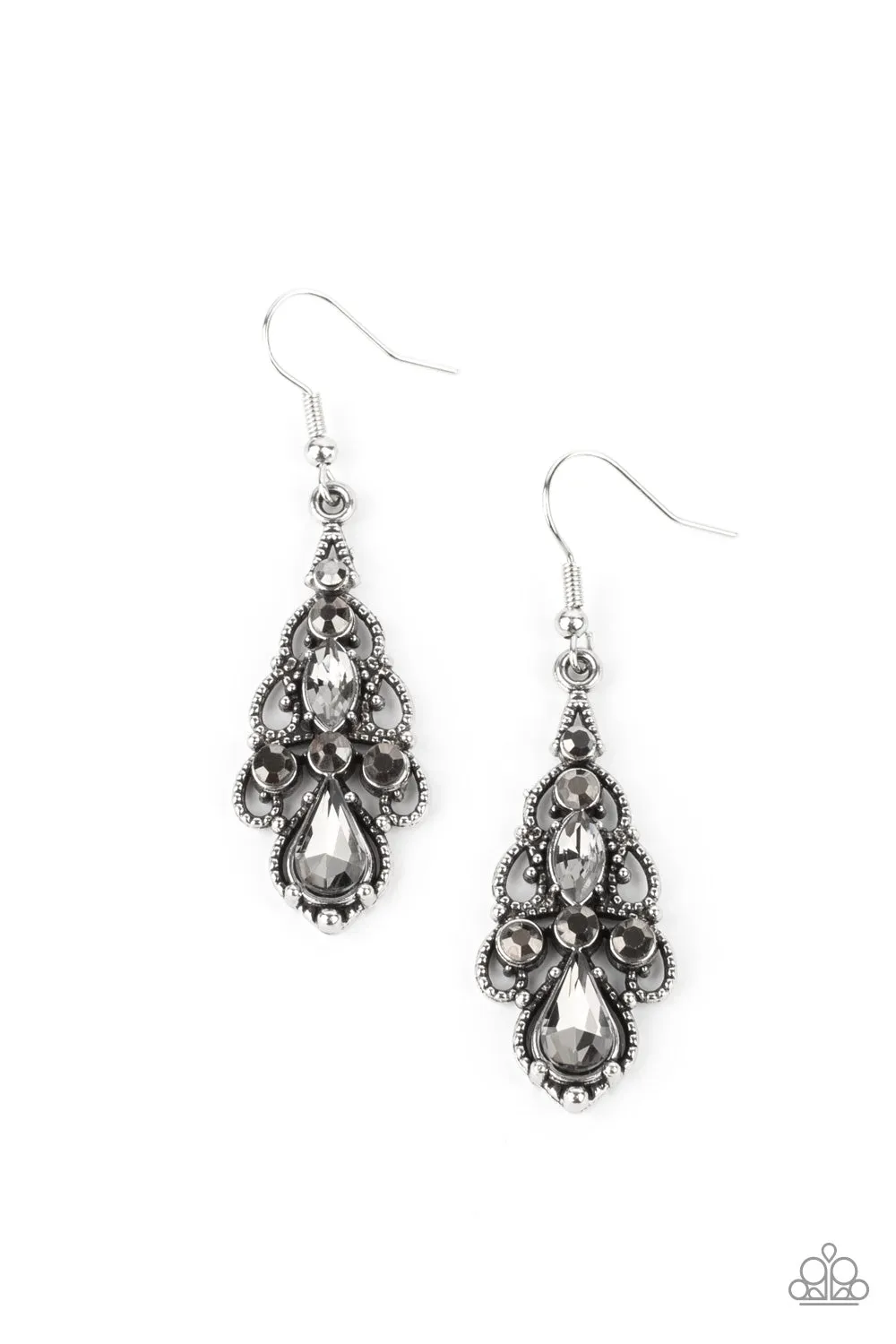 Paparazzi Earring ~ Urban Radiance - Silver