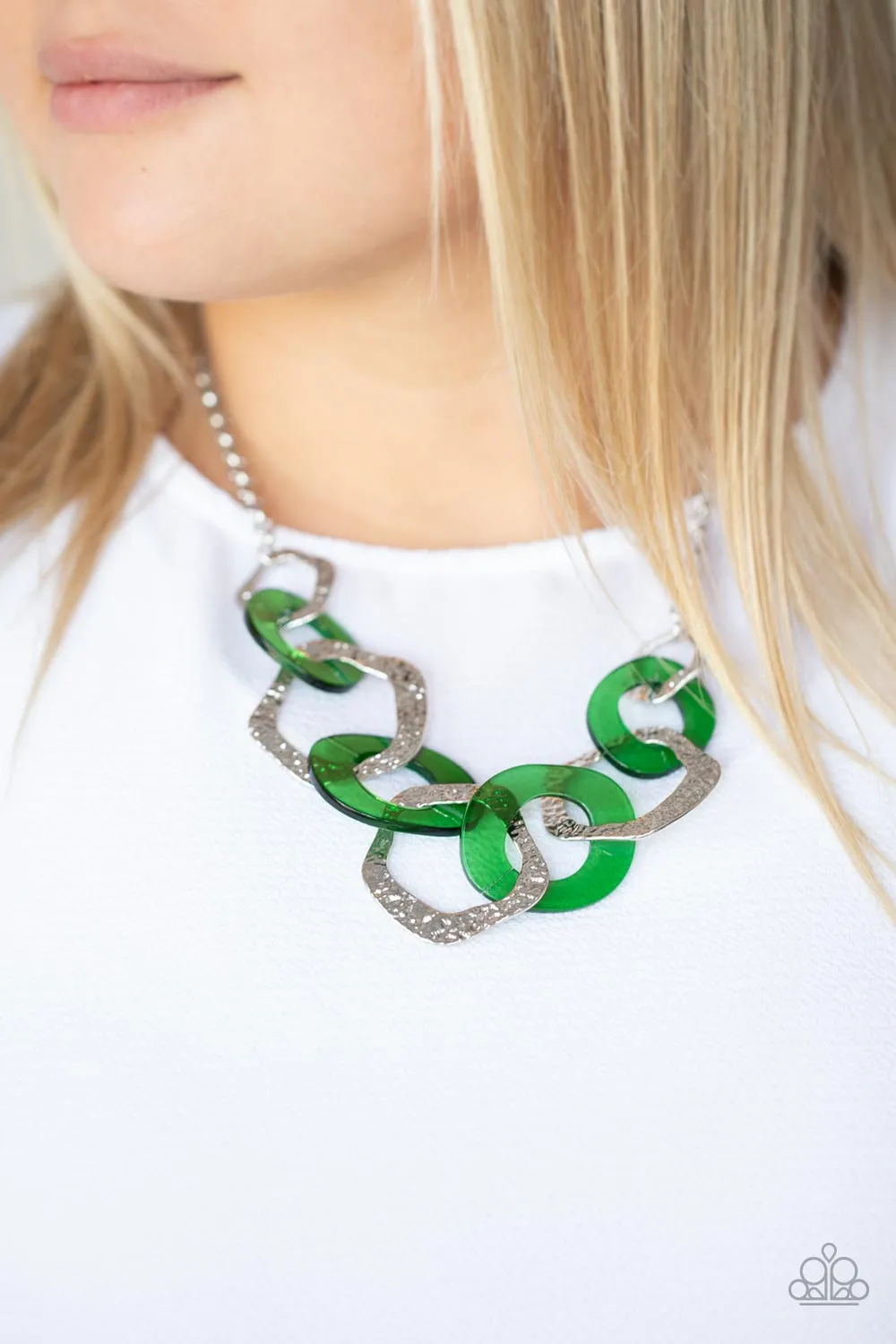 Paparazzi Urban Circus - Green Necklace