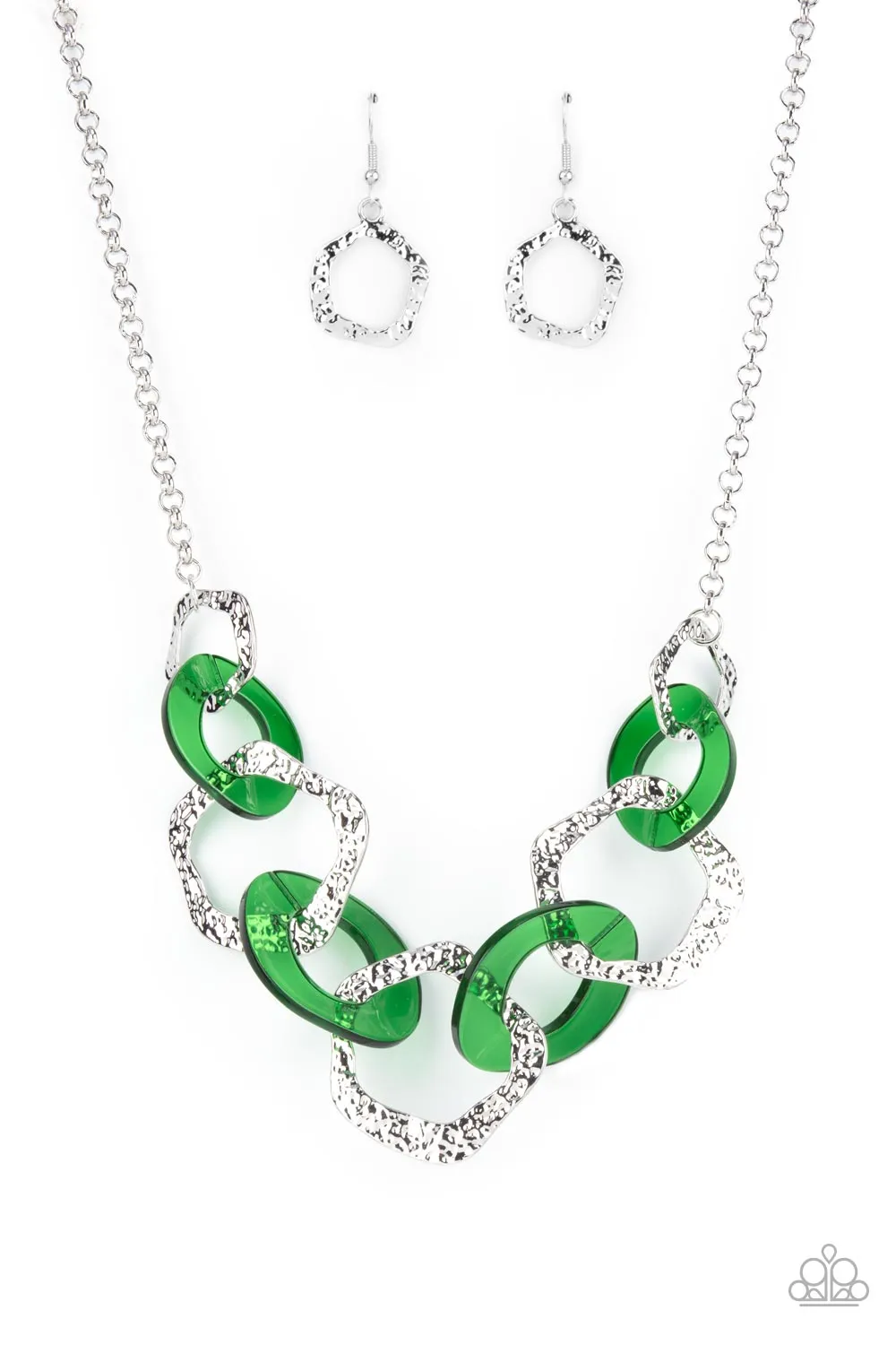 Paparazzi Urban Circus - Green Necklace