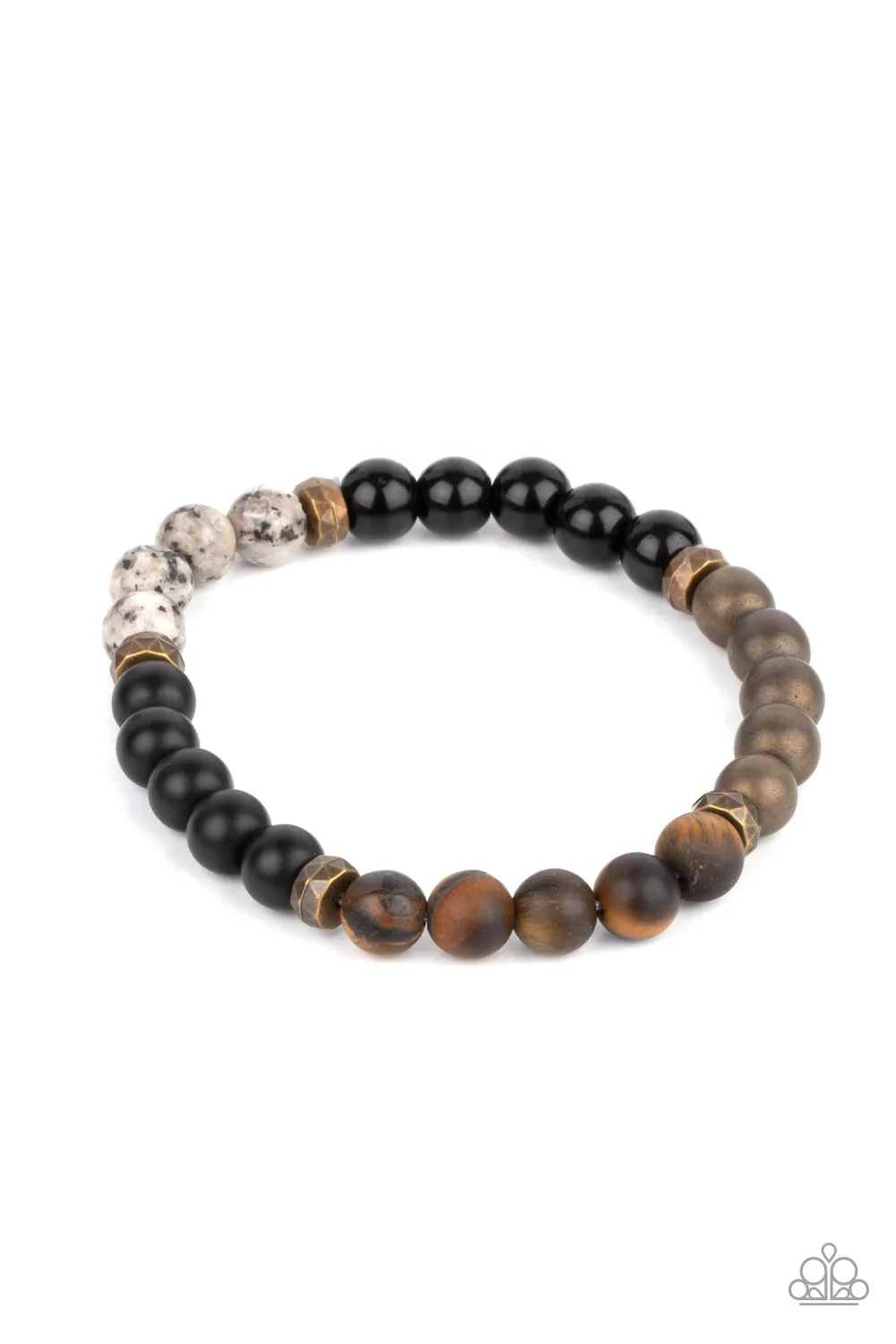 Petrified Powerhouse - Multi Urban Paparazzi Bracelet