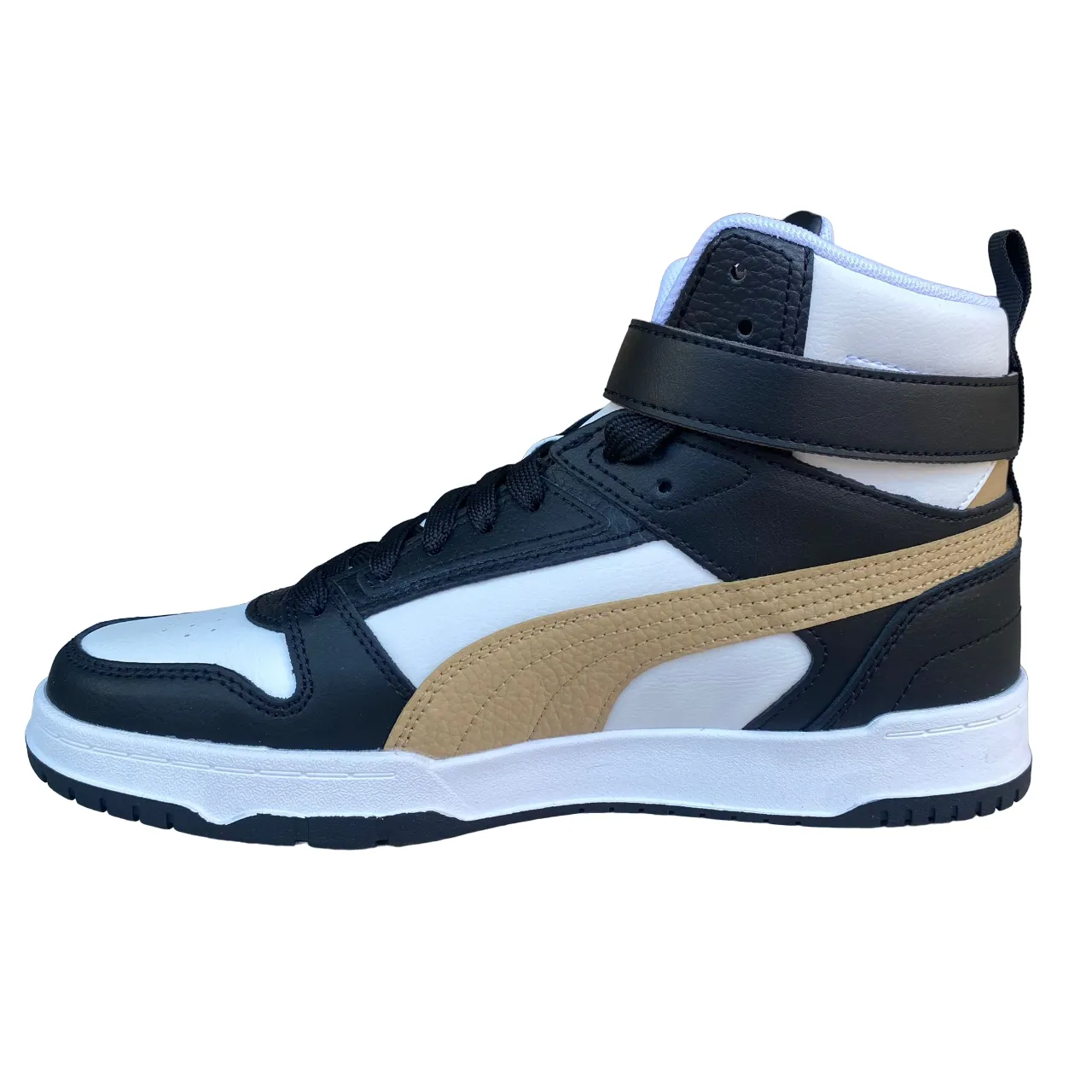 Puma men's sneakers shoe RDB Game 385839-21 white-black-gold