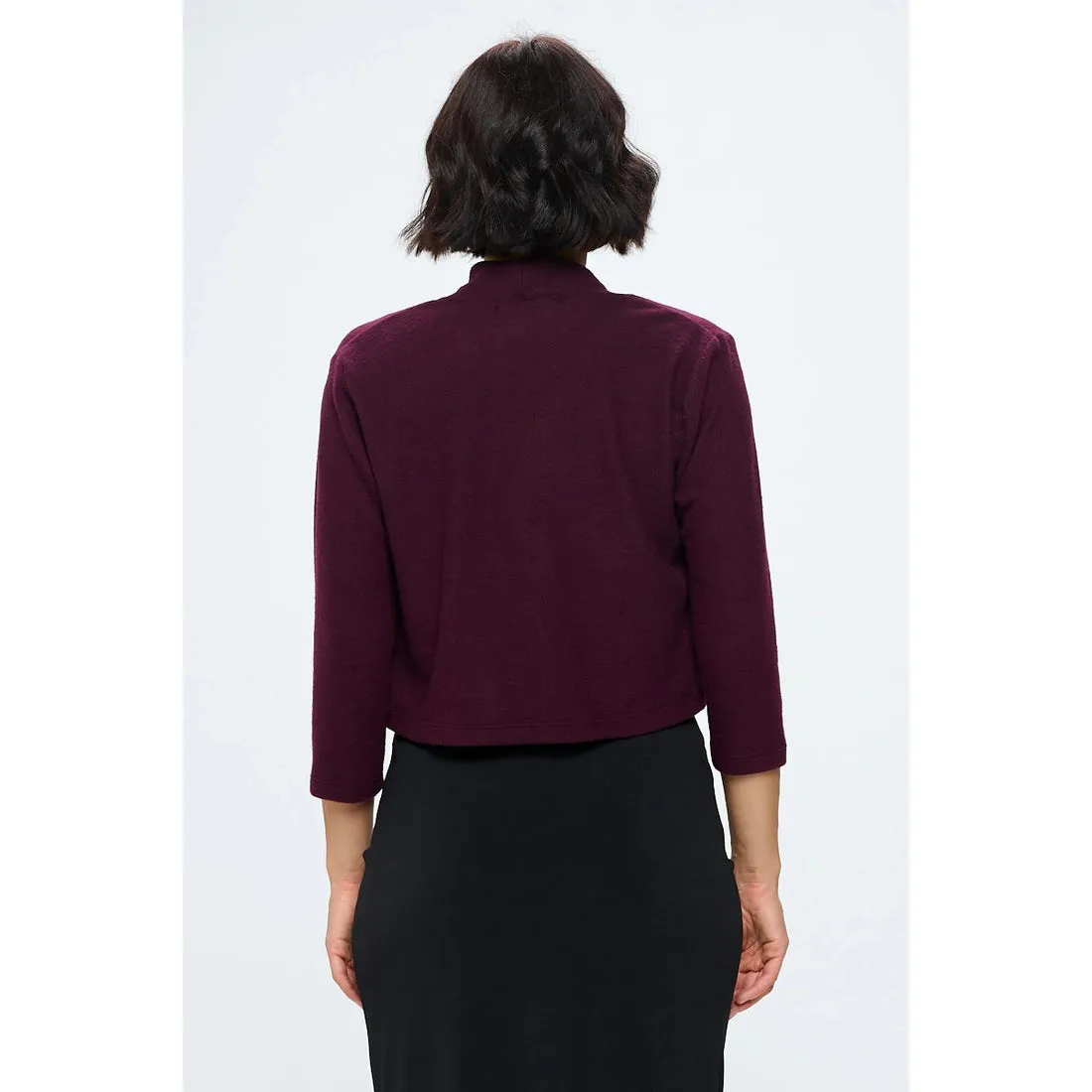 Renee C Brushed Knit Bolero Cardigan