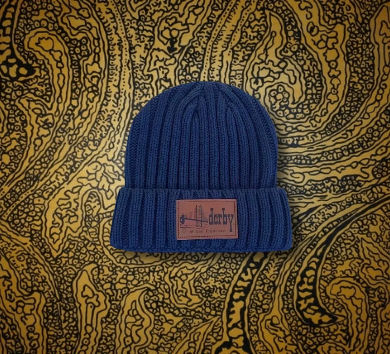 Ribbed Beanie Navy