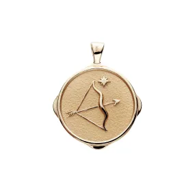 SAGITTARIUS JW Zodiac Pendant Coin - Nov 22 - Dec 21