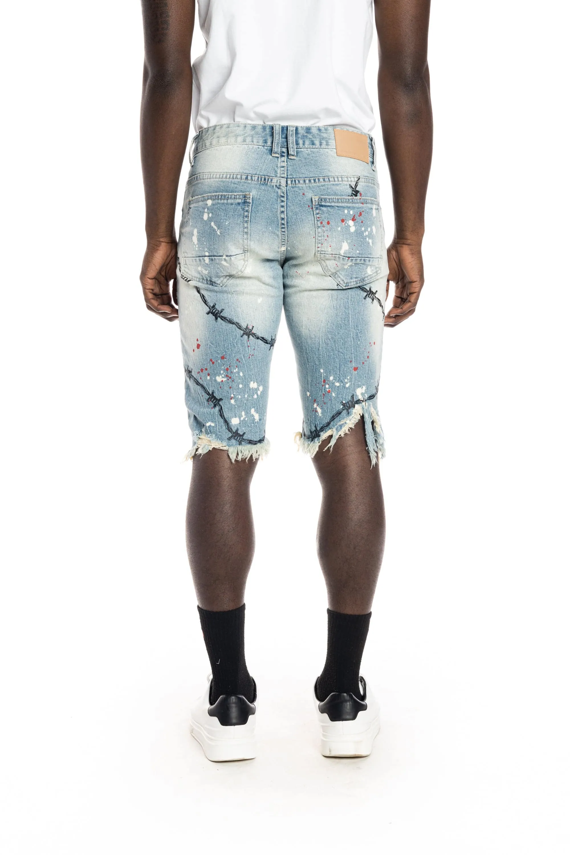 Scorpion Fashion Jean Shorts - Brighton Blue